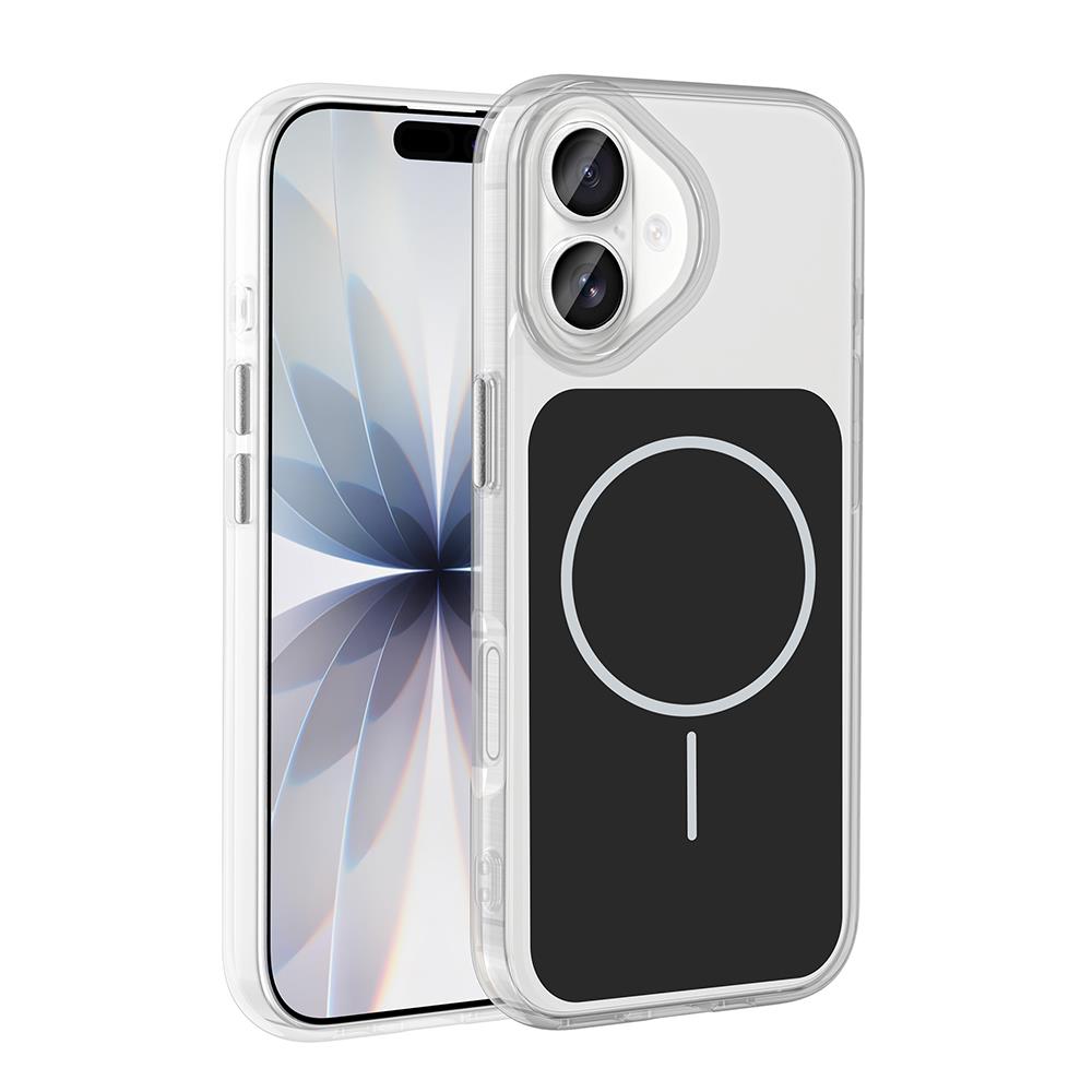 Apple iPhone 17 Kılıf Metal Buton Tasarımlı Zore İkonik Sert Silikon Kapak