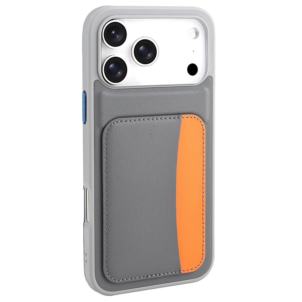 Apple iPhone 17 Pro Kılıf Kartlıklı Zore X-Kart Silikon Kapak