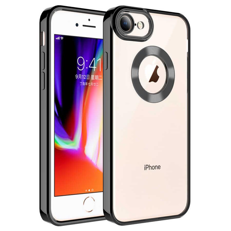 Apple iPhone 7 Uyumlu Kılıf Kamera Korumalı Logo Gösteren Zore Omega Kapak