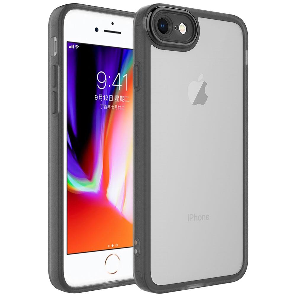 Apple iPhone 8 Uyumlu Kılıf Kamera Korumalı Transparan Zore Post Kapak
