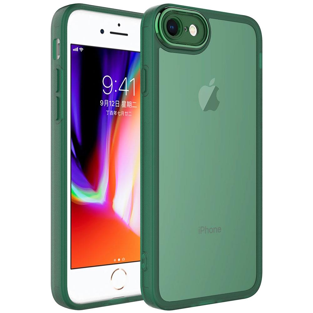 Apple iPhone 8 Uyumlu Kılıf Kamera Korumalı Transparan Zore Post Kapak