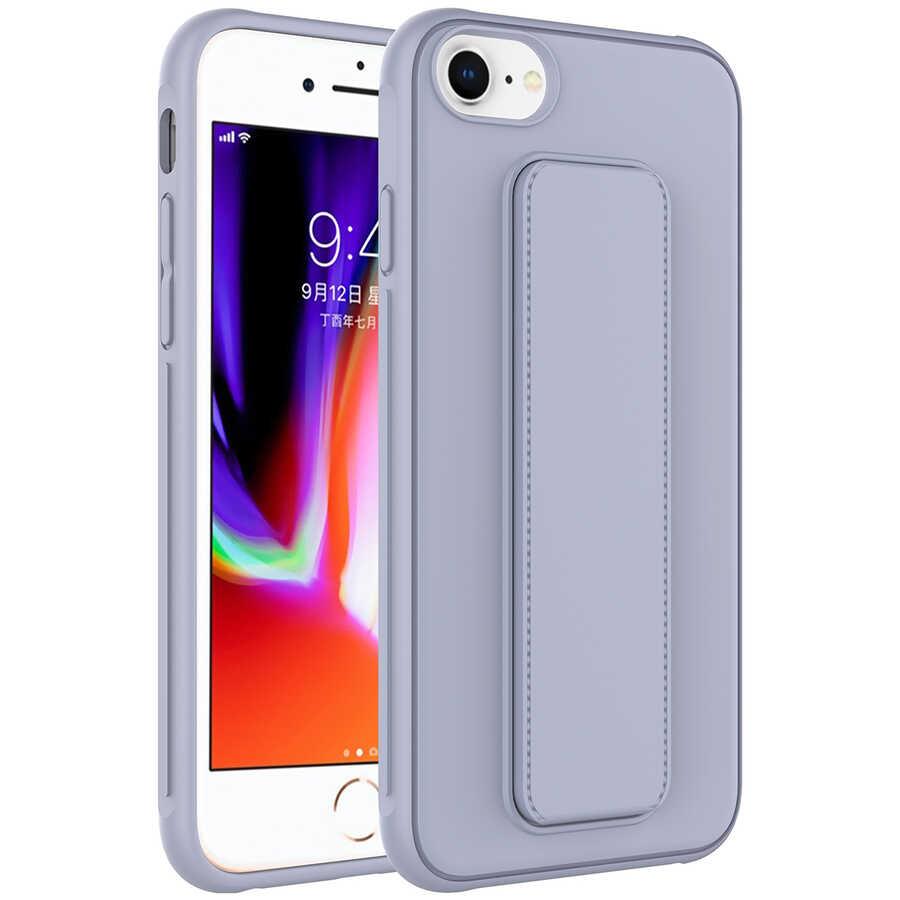 Apple iPhone 8 Uyumlu Kılıf Zore Qstand Kapak