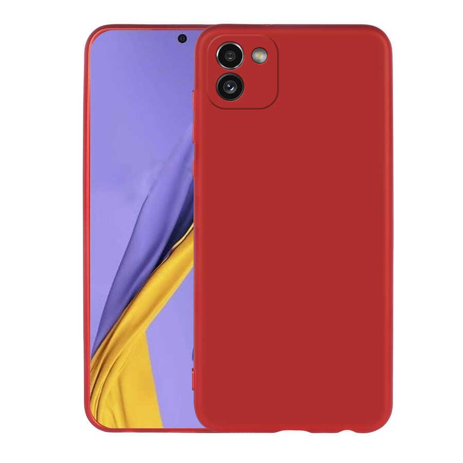 Galaxy A03 Uyumlu Kılıf Zore Premier Silikon Kapak