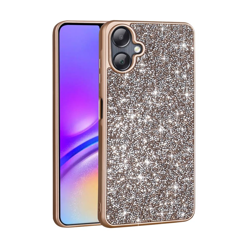 Galaxy A06 Uyumlu Kılıf Parlak Taşlı Tasarım Zore Pırlanta Kapak