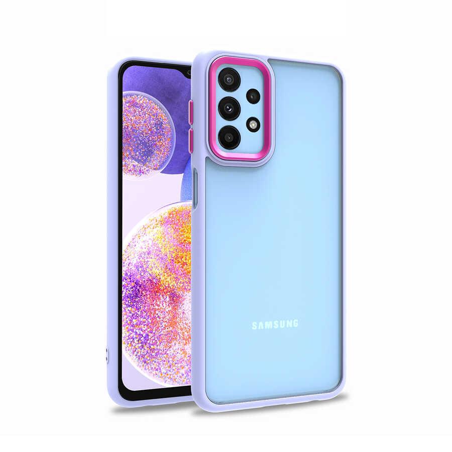 Galaxy A23 Uyumlu Kılıf Zore Flora Kapak