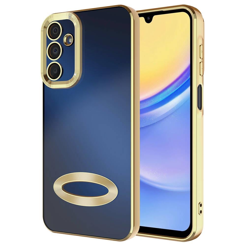 Galaxy A25 Uyumlu Kılıf Kamera Korumalı Logo Gösteren Zore Omega Kapak