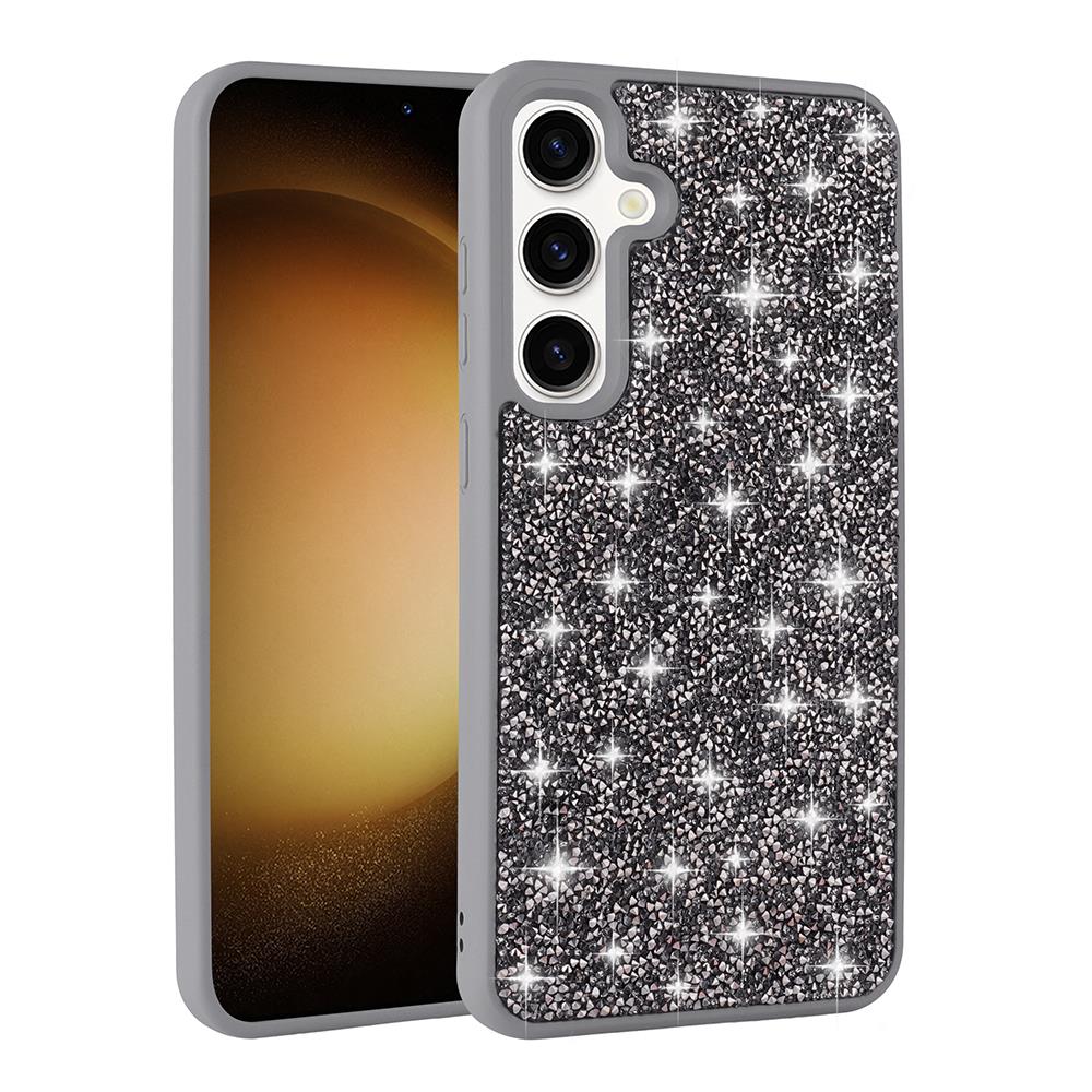 Galaxy A25 Uyumlu Kılıf Parlak Taşlı Tasarım Zore Pırlanta Kapak