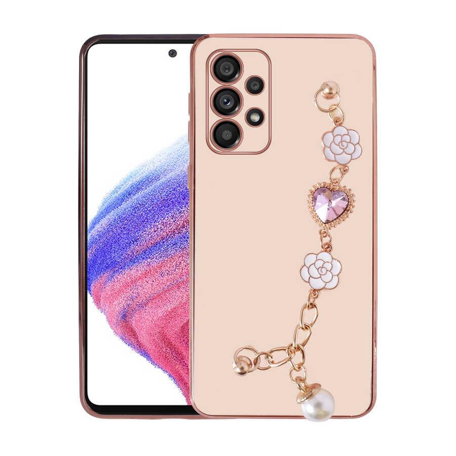 Galaxy A52 Uyumlu Kılıf El Tutamaçlı Kamera Korumalı Zore Taka Silikon Kapak