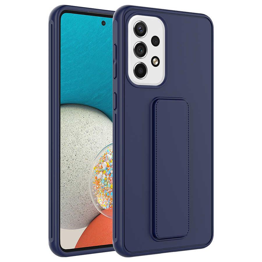 Galaxy A52 Uyumlu Kılıf Zore Qstand Kapak