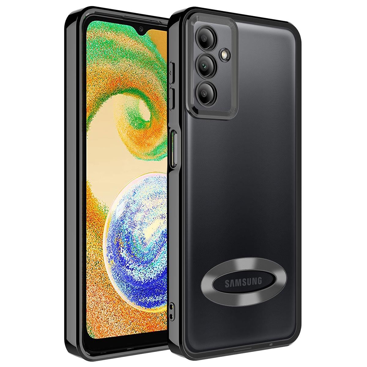 Galaxy A54 Uyumlu Kılıf Kamera Korumalı Logo Gösteren Zore Omega Kapak