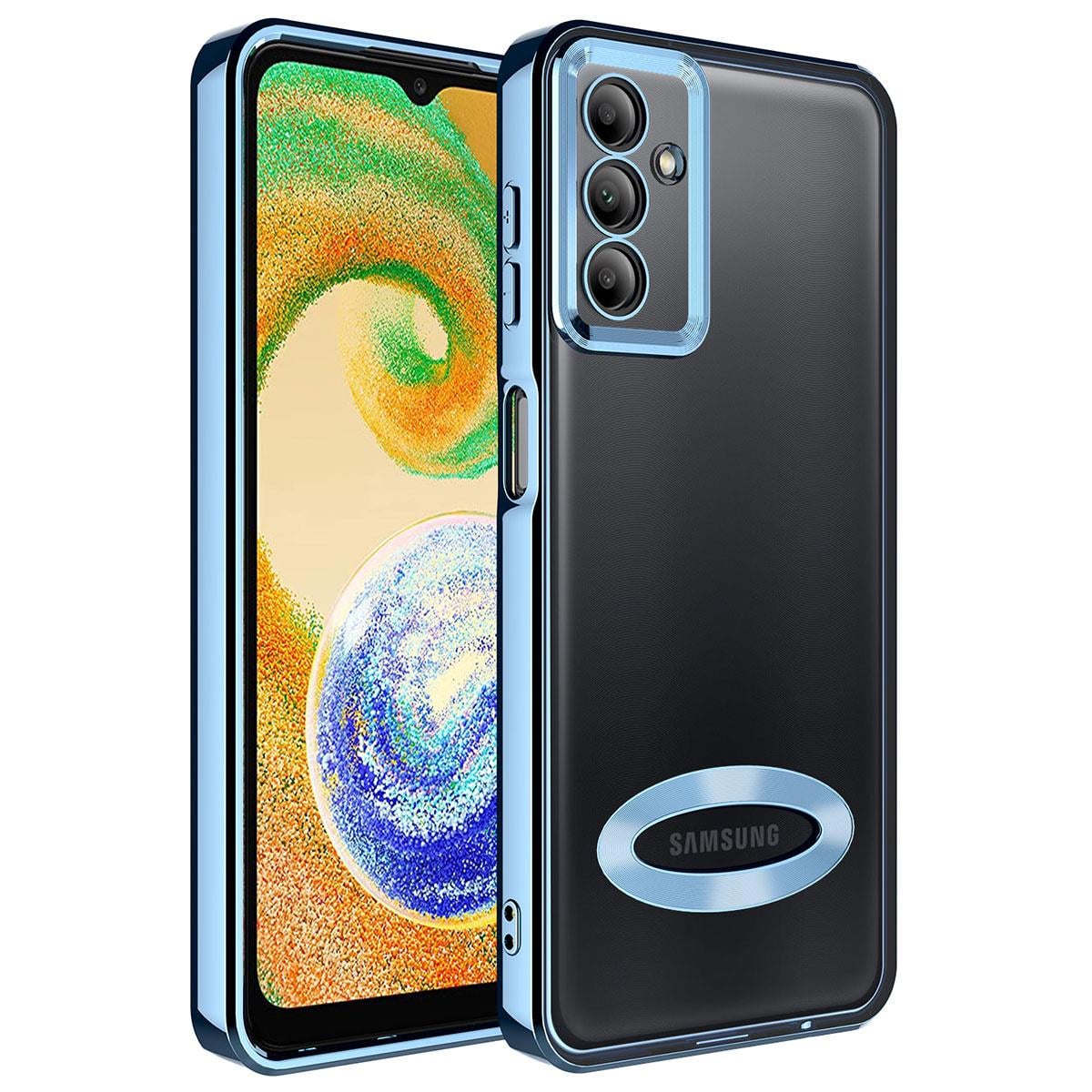 Galaxy A54 Uyumlu Kılıf Kamera Korumalı Logo Gösteren Zore Omega Kapak