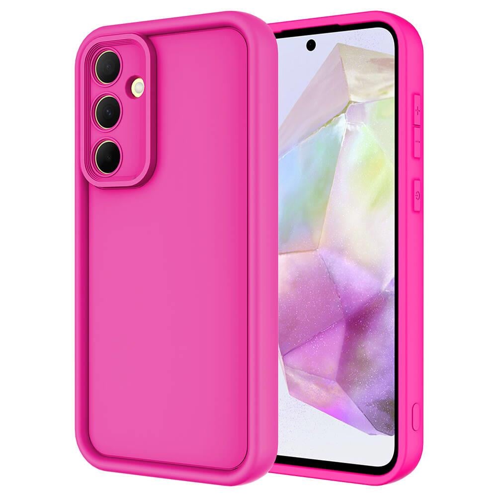 Galaxy A55 Uyumlu Kılıf Kamera Korumalı Zore Ananas Kapak