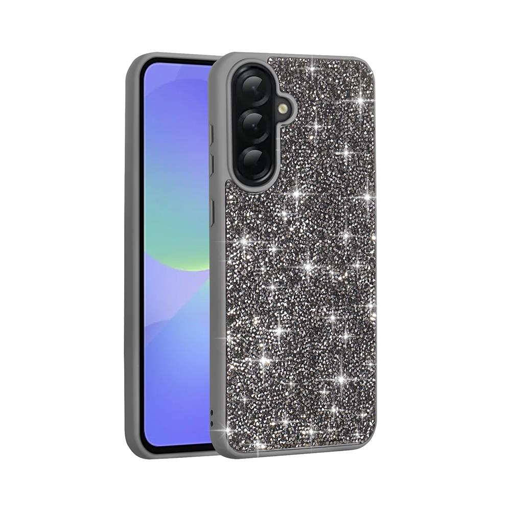 Galaxy A56 Uyumlu Kılıf Parlak Taşlı Tasarım Zore Pırlanta Kapak