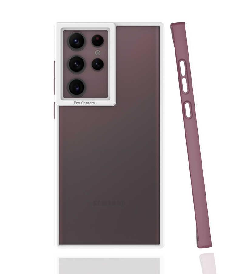 Galaxy S22 Ultra Uyumlu Kılıf Zore Mima Kapak