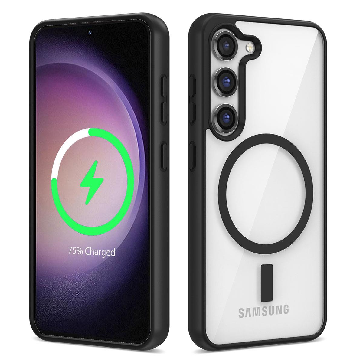 Galaxy S23 Plus Uyumlu Kılıf M-safe Wireless Şarj Özellikli Silikon Zore Ege Kapak