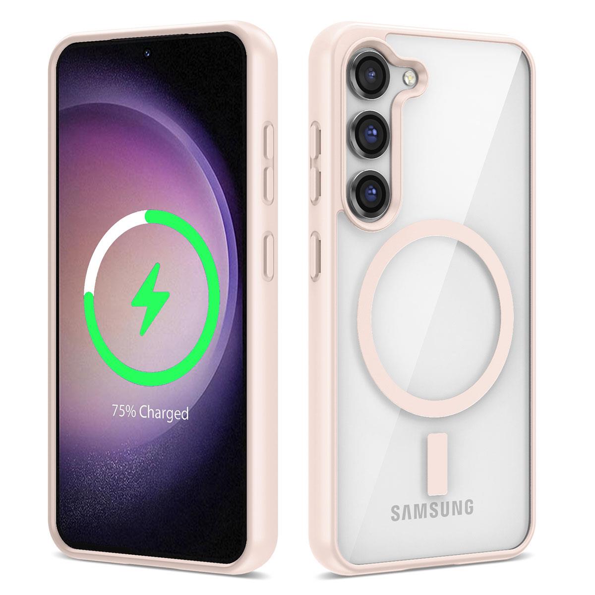 Galaxy S23 Plus Uyumlu Kılıf M-safe Wireless Şarj Özellikli Silikon Zore Ege Kapak