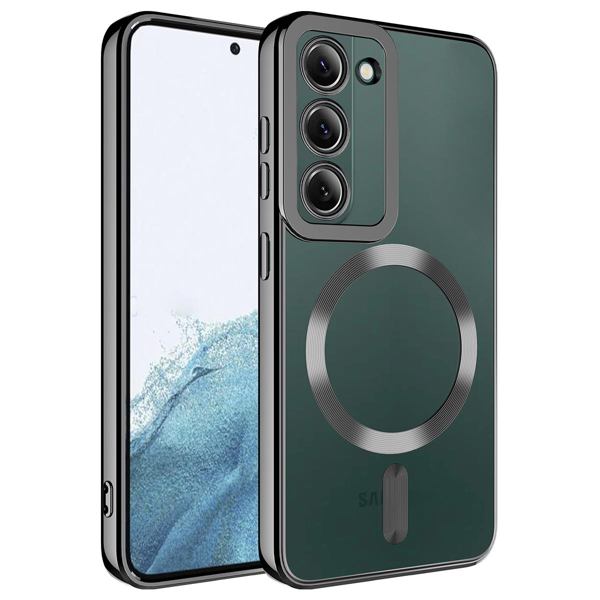 Galaxy S23 Plus Uyumlu Kılıf M-safe Wireless Şarj Özellikli Zore Setro Silikon
