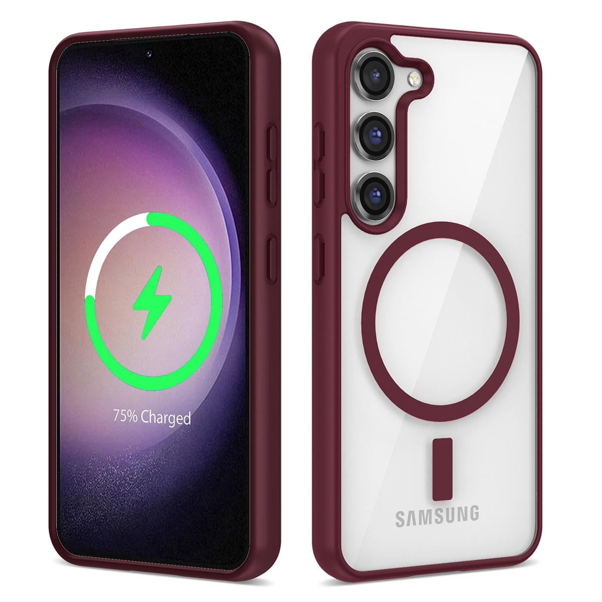 Galaxy S23 Plus Uyumlu Kılıf M-safe Wireless Şarj Özellikli Silikon Zore Ege Kapak