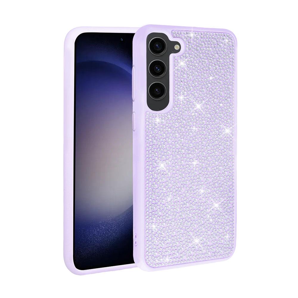 Galaxy S23 Plus Uyumlu Kılıf Parlak Taşlı Tasarım Zore Ston Kapak