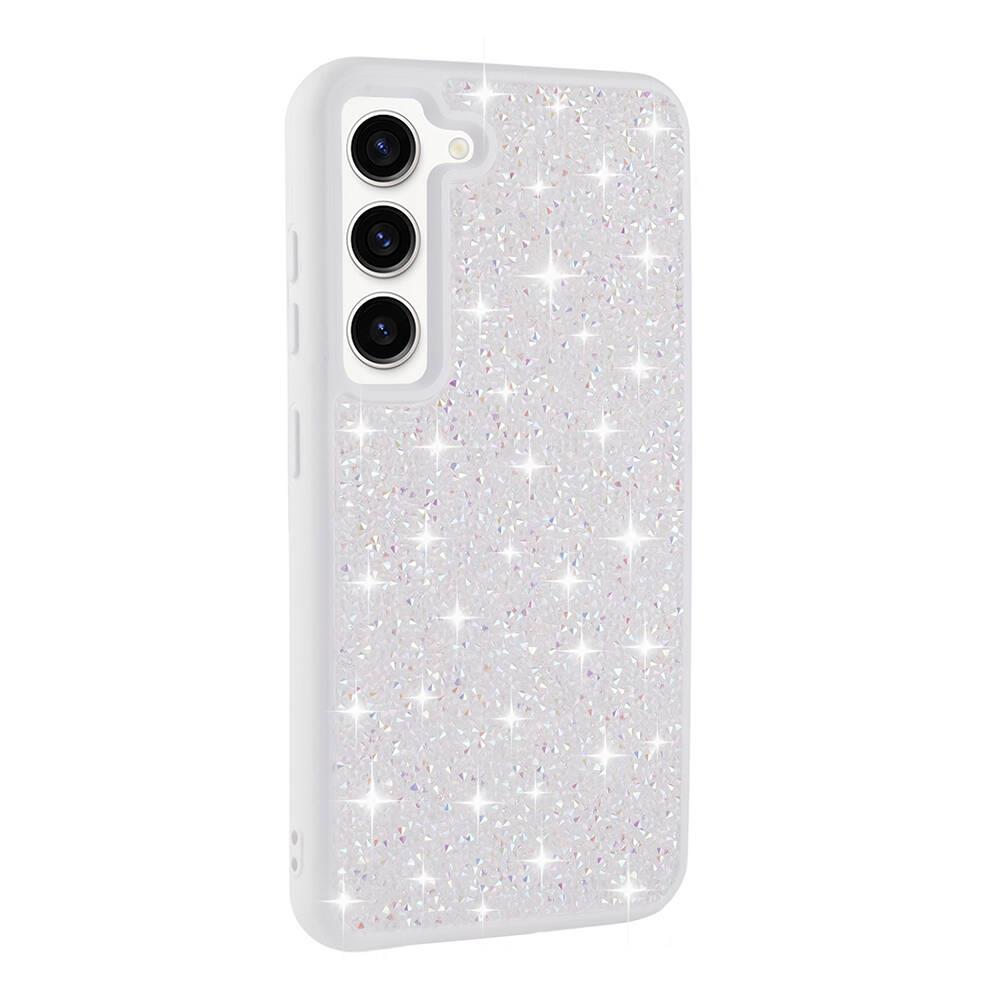 Galaxy S23 Uyumlu Kılıf Parlak Taşlı Tasarım Zore Pırlanta Kapak