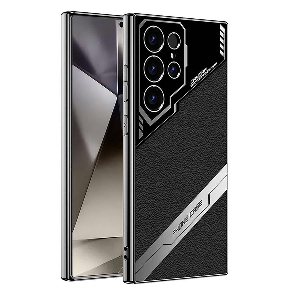 Galaxy S24 Ultra Uyumlu Kılıf Kamera Korumalı Suni Deri Tasarım Zore Yeni Seri Procase Kapak