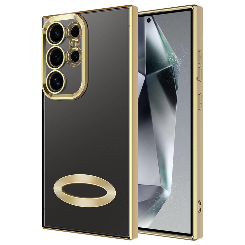 Galaxy S24 Ultra Uyumlu Kılıf Kamera Korumalı Logo Gösteren Zore Omega Kapak