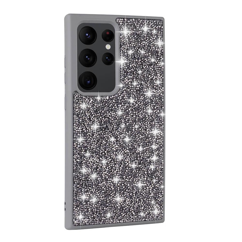 Galaxy S24 Ultra Uyumlu Kılıf Parlak Taşlı Tasarım Zore Pırlanta Kapak
