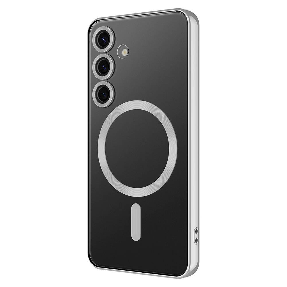 Galaxy S24 Uyumlu Kılıf Kamera Korumalı M-safe Wireless Şarj Özellikli Zore Demre Kapak