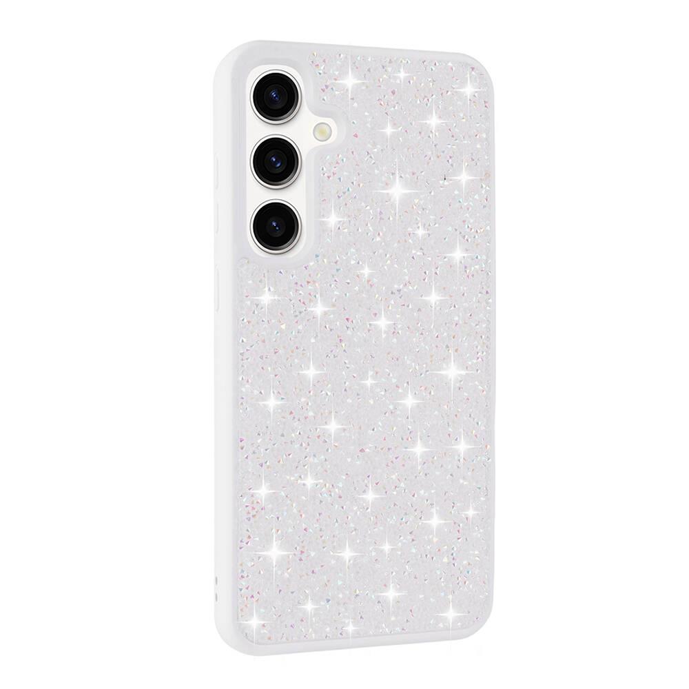 Galaxy S24 Uyumlu Kılıf Parlak Taşlı Tasarım Zore Pırlanta Kapak