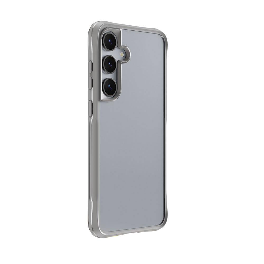 Galaxy S24 Uyumlu Kılıf Şeffaf Sert PC Arka Yüzey Tasarımlı Zore Edo Kapak