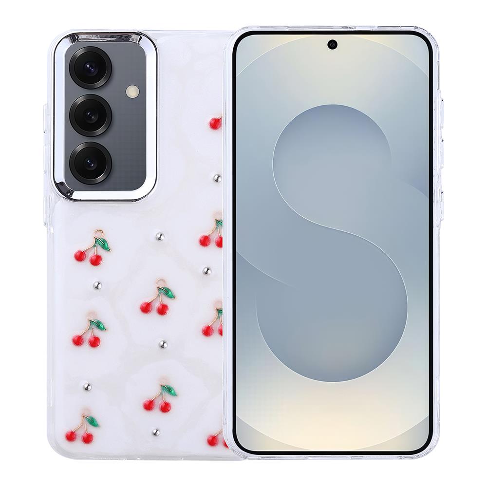 Galaxy S25 Uyumlu Kılıf Airbag Tasarımlı Simli Şeffaf Zore Kutup Kapak