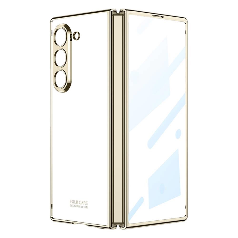 Galaxy Z Fold 6 Uyumlu Kılıf Zore Full Camlı Kıpta Kapak