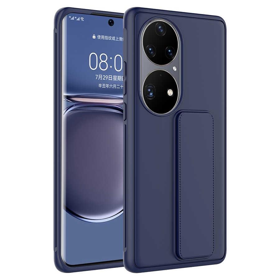 Huawei P50 Pro Uyumlu Kılıf Zore Qstand Kapak