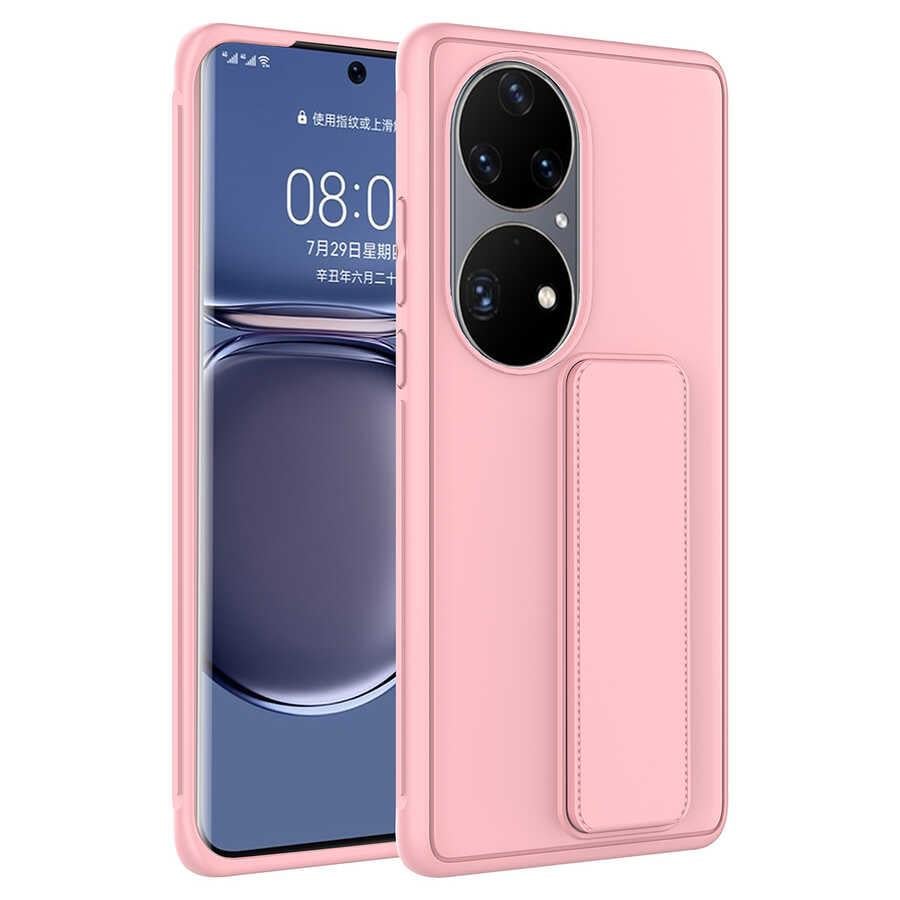 Huawei P50 Pro Uyumlu Kılıf Zore Qstand Kapak