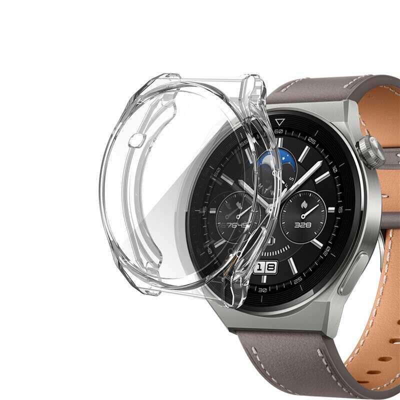 Huawei Watch GT 3 Pro 43mm Zore Watch Gard 02 Koruyucu Silikon