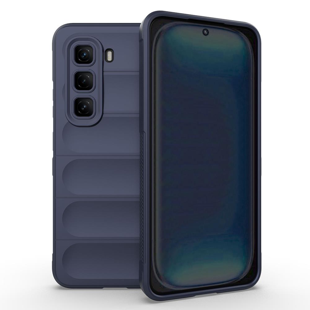 İnfinix Hot 50 4G Uyumlu Kılıf Esnek TPU Oyuklu Arka Yüzey Tasarımlı Zore Etnik Silikon Kapak