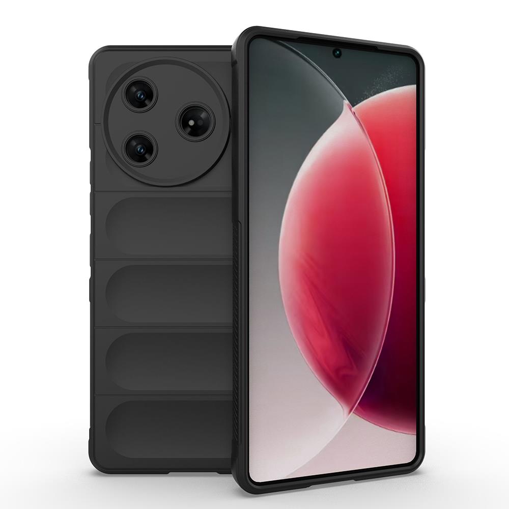 Tecno Spark 30 Pro Uyumlu Kılıf Esnek TPU Oyuklu Arka Yüzey Tasarımlı Zore Etnik Silikon Kapak