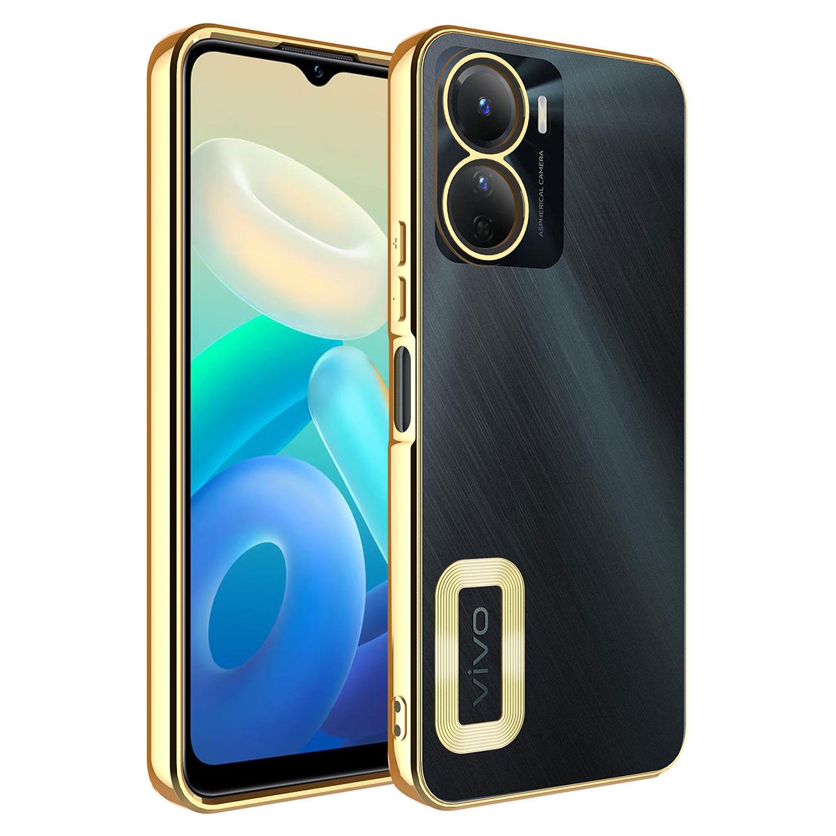 Vivo Y16 Uyumlu Kılıf Kamera Korumalı Logo Gösteren Zore Omega Kapak