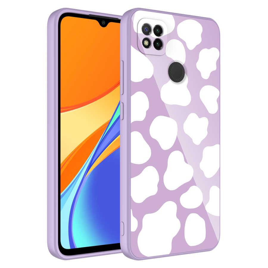 Xiaomi Redmi 9C Uyumlu Kılıf Kamera Korumalı Desenli Sert Silikon Zore Epoksi Kapak