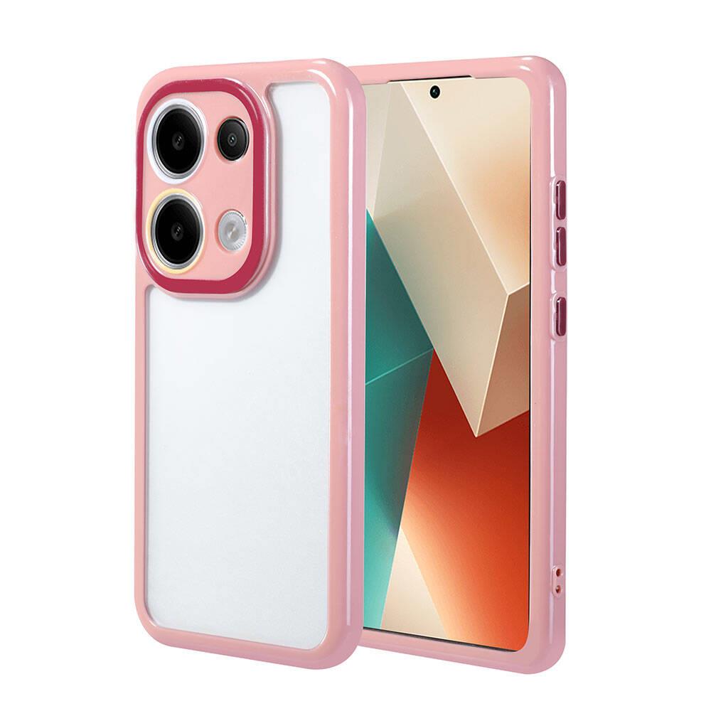 Xiaomi Redmi Note 13 4G Uyumlu Kılıf Kamera Korumalı Renkli Kenar ve Çerçeve Tasarımlı Zore Vitamin Kapak
