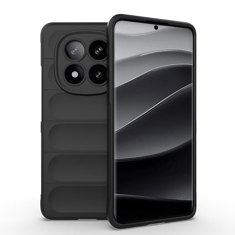 Xiaomi Redmi Note 14 Pro Plus Uyumlu Kılıf Esnek TPU Oyuklu Arka Yüzey Tasarımlı Zore Etnik Silikon Kapak