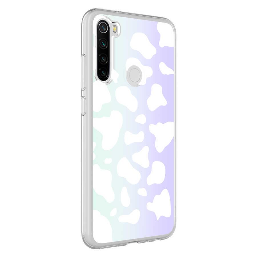 Xiaomi Redmi Note 8 Uyumlu Kılıf Zore M-Blue Desenli Kapak