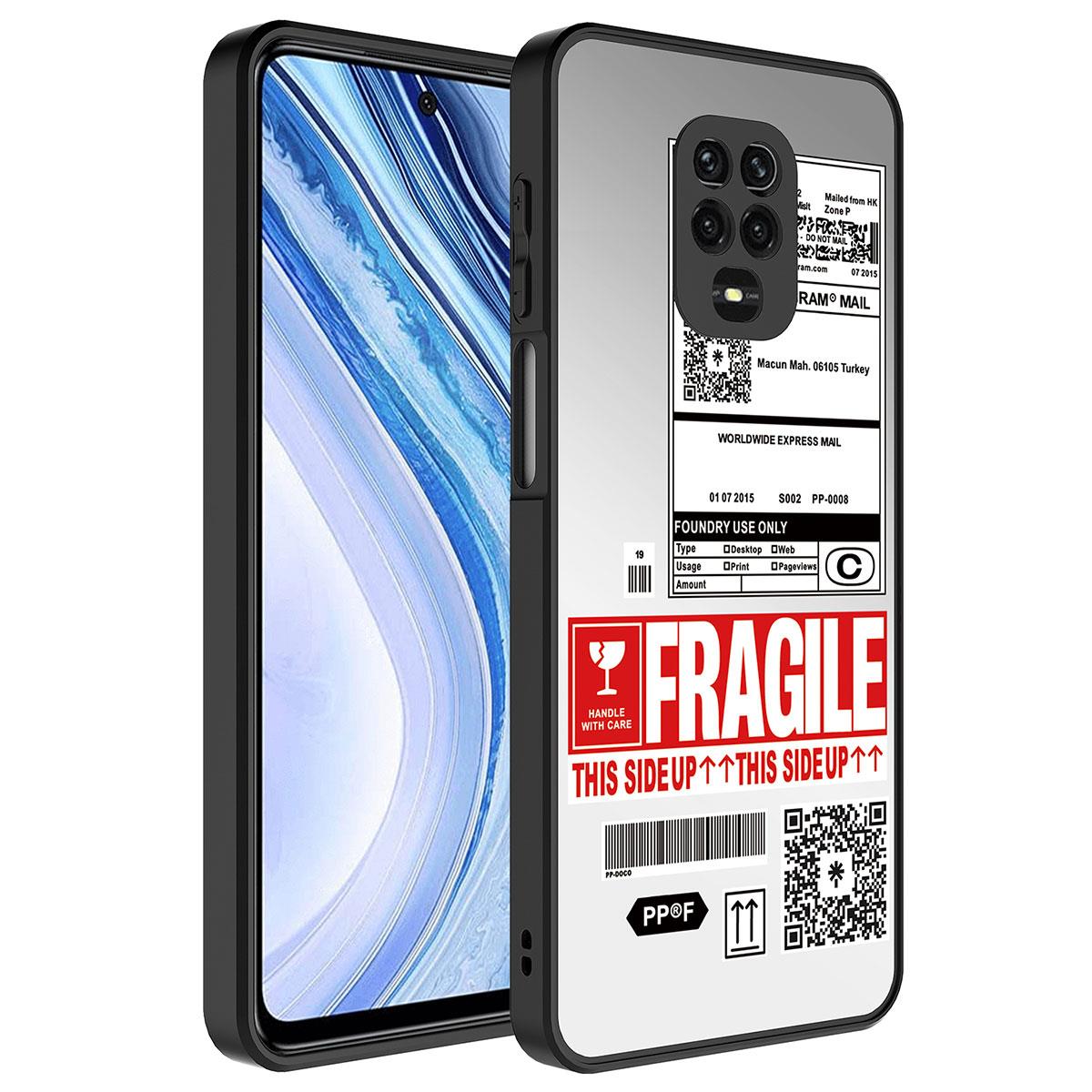 Xiaomi Redmi Note 9S Uyumlu Kılıf Aynalı Desenli Kamera Korumalı Parlak Zore Mirror Kapak