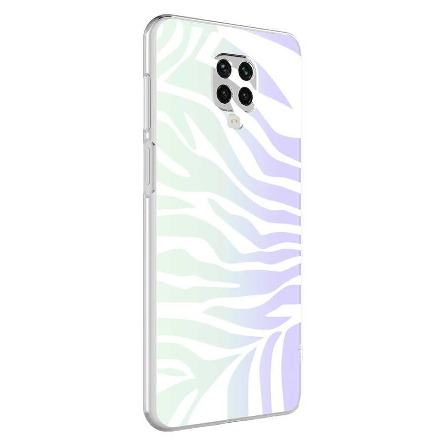 Xiaomi Redmi Note 9S Uyumlu Kılıf Zore M-Blue Desenli Kapak