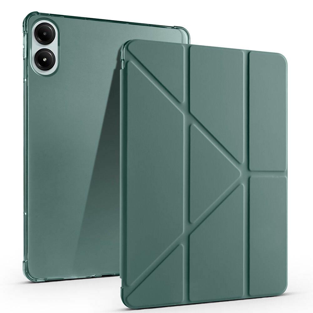 Xiaomi Redmi Pad Pro Uyumlu Kılıf Zore Tri Folding Kalem Bölmeli Standlı Uyumlu Kılıf