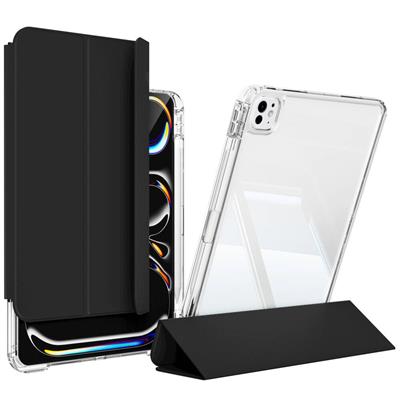 ​​​Apple iPad Pro 11 2024 Uyumlu Kılıf Magnetik Ayrılabilen Airbagli Zore Sliding Tablet Uyumlu Kılıfı