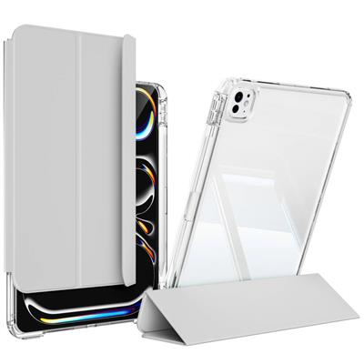 ​​​Apple iPad Pro 11 2024 Uyumlu Kılıf Magnetik Ayrılabilen Airbagli Zore Sliding Tablet Uyumlu Kılıfı