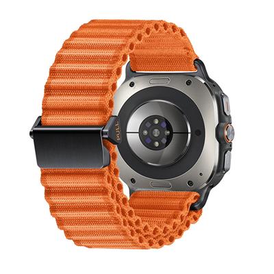​​Galaxy Watch Ultra 47mm Zore KRD-120 Naylon Kumaş Hasır Örgülü Kordon