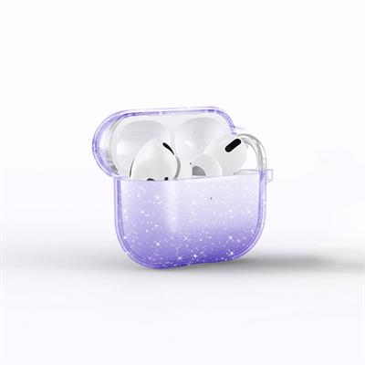 Apple Airpods 3. Nesil Zore Allstar Airbag 32 Parlayan Simli Saydam Renkli Uyumlu Kılıf