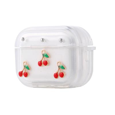 Apple Airpods Pro 2 Zore Airbag 44 Airbag Tasarımlı Simli Şeffaf Kutup Uyumlu Kılıf